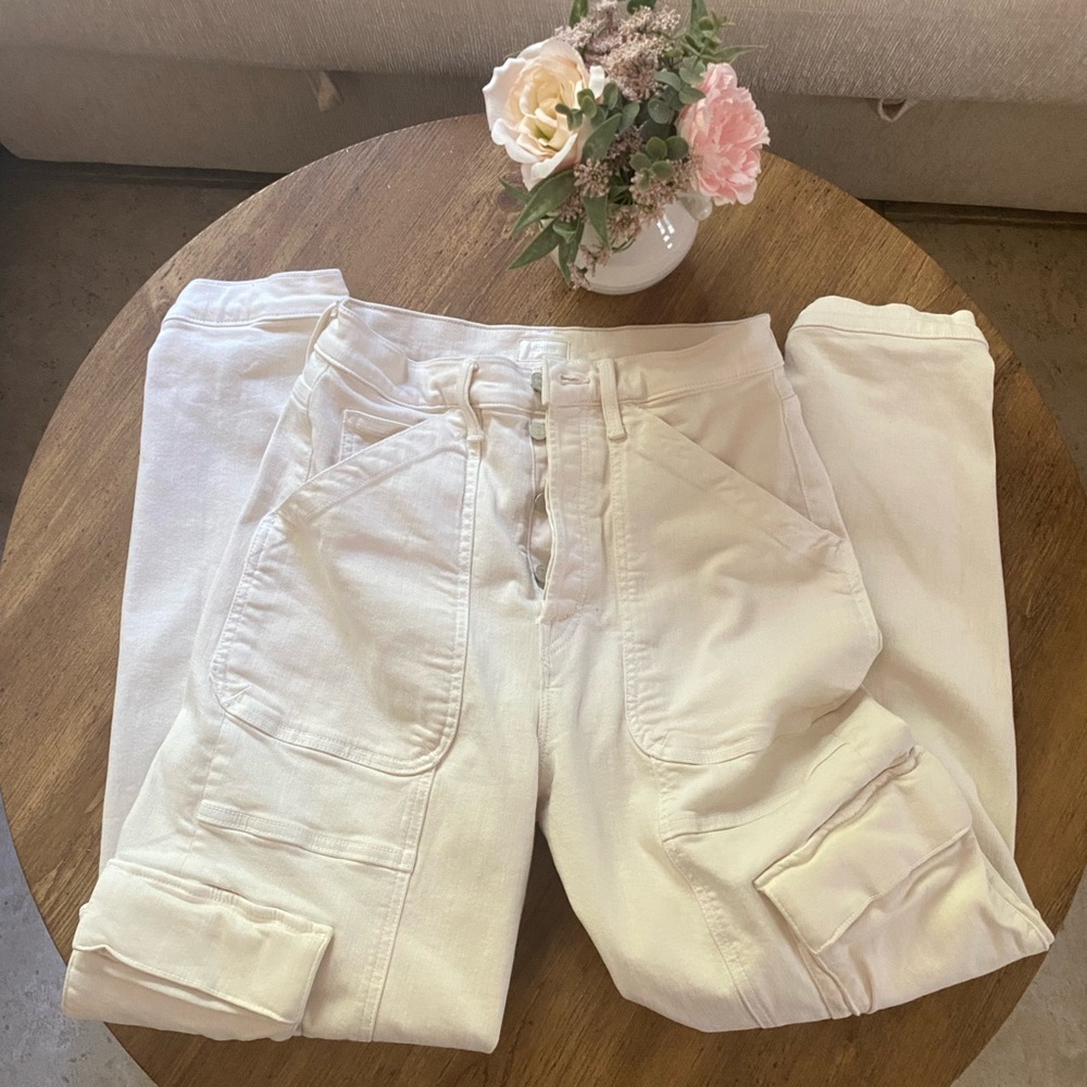 MOTHER The Curbside Cargo Flood Jeans Size 29 - Picture 8 of 14